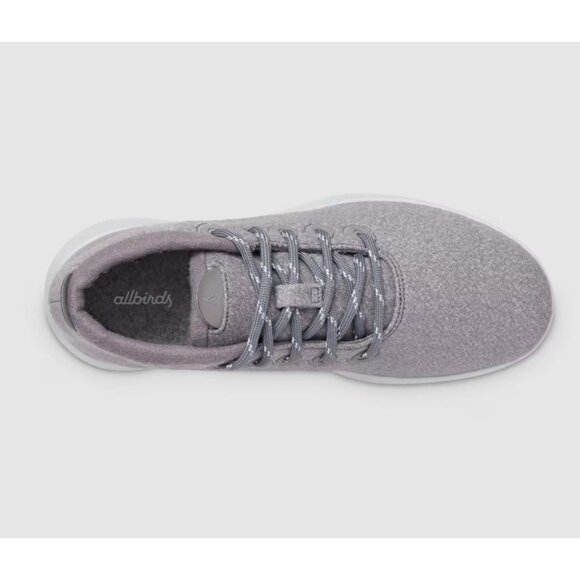 Allbirds Merino Wool Runner-Up Mizzle Sneakers W8 Medium Grey New - Picture 7 of 10